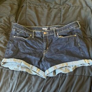 Mossimo size 16 blue jean shorts